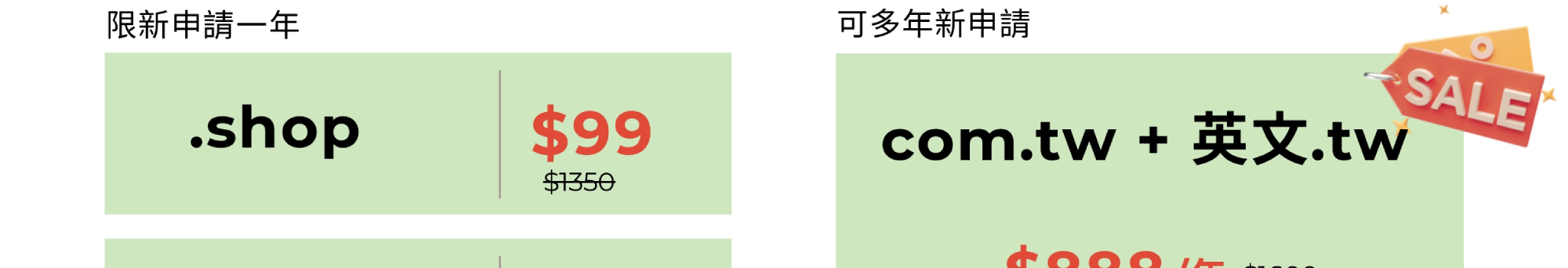 企業一次申請兩筆，達到使用及保護的效果